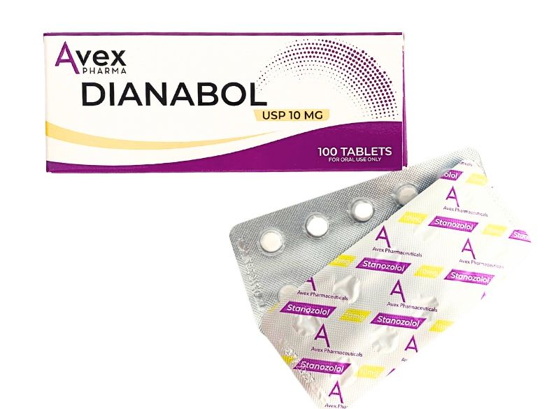 Avex Pharma Dianabol (Methandienone) 10mg/100 tabs