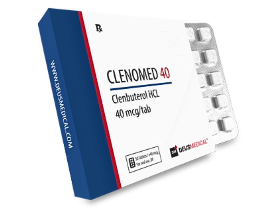 Deus Medical CLENOMED 40mcg (Clenbuterol HCL) 50 tabs