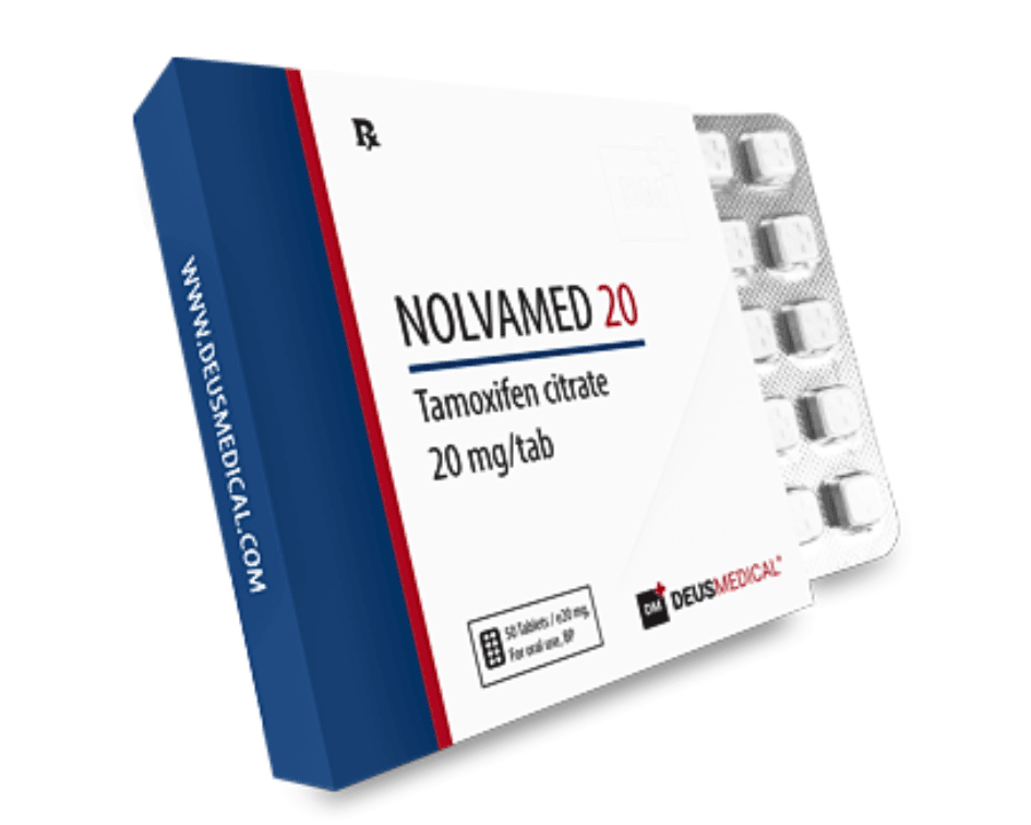 Deus Medical NOLVAMED 20mg (Tamoxifen Citrate) 50 tabs