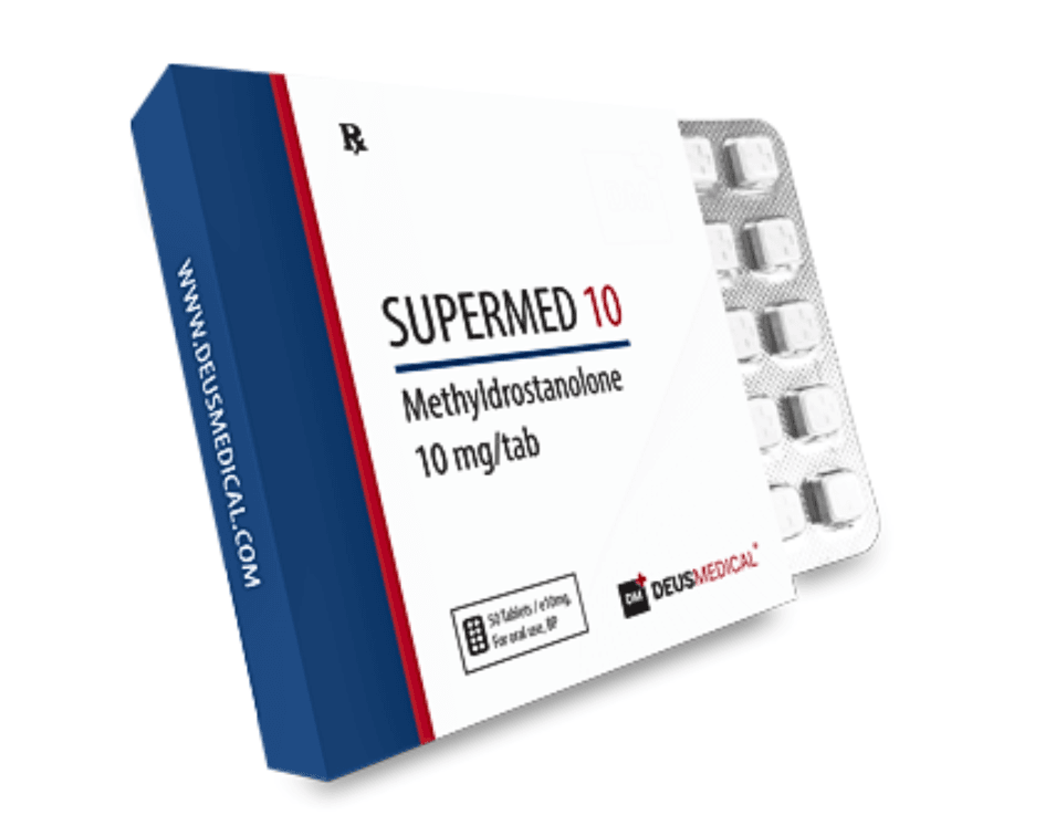 Deus Medical SUPERMED 10mg (Methyldrostanolone) 50 tabs