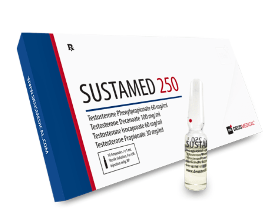 Deus Medical SUSTAMED (Testosterone MIX (250 mg) amps