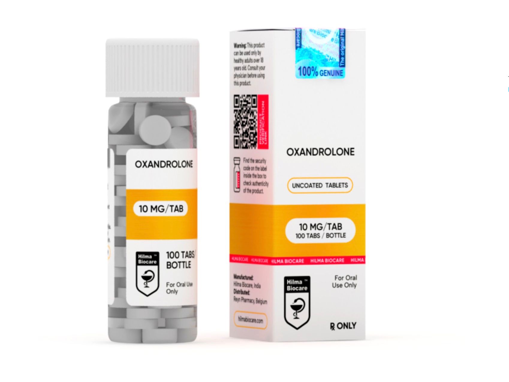 Hilma Biocare Oxandrolone (Anavar) 10 mg/100 tabs