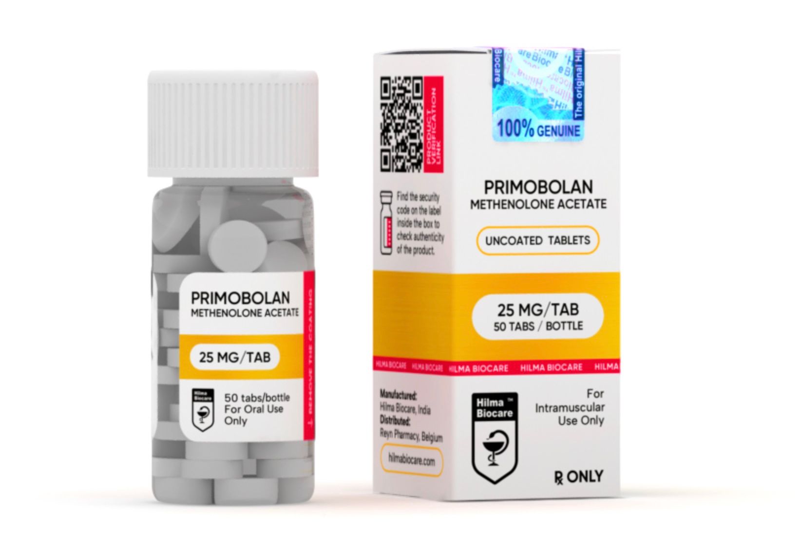 Hilma Biocare Primobolan (Methenolone Acetate) 25 mg/50 tabs