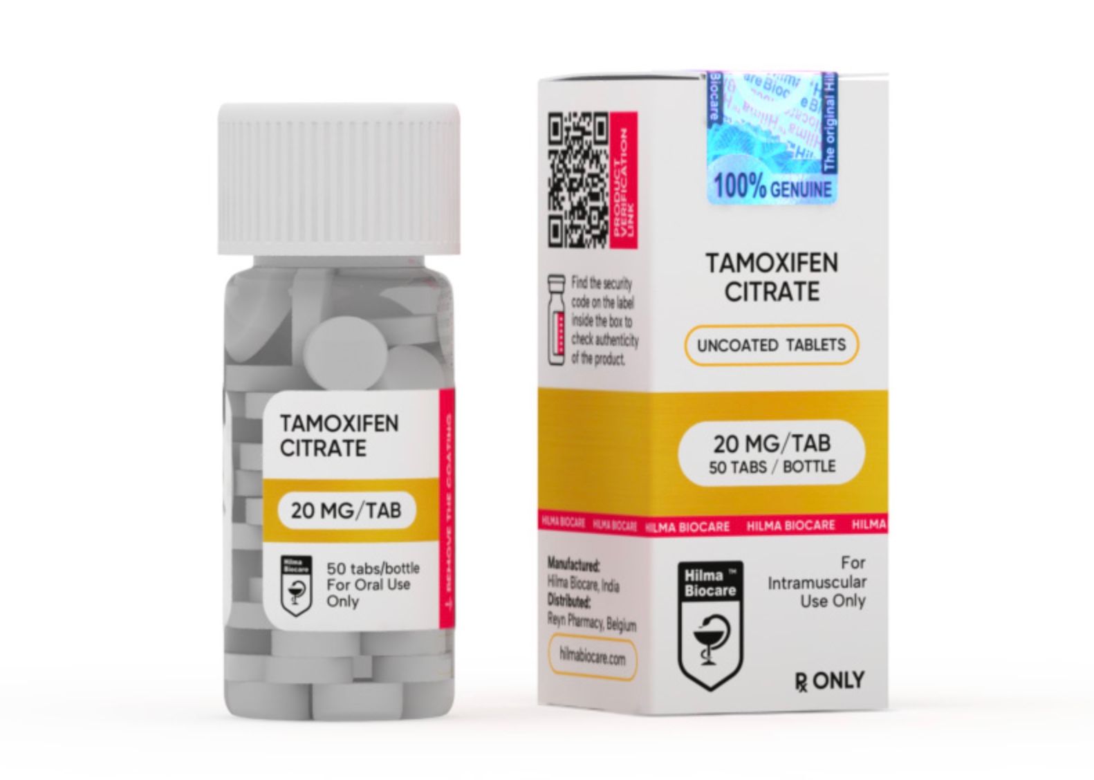 Hilma Biocare Tamoxifen citrate (Nolvadex) 20 mg/50 tabs