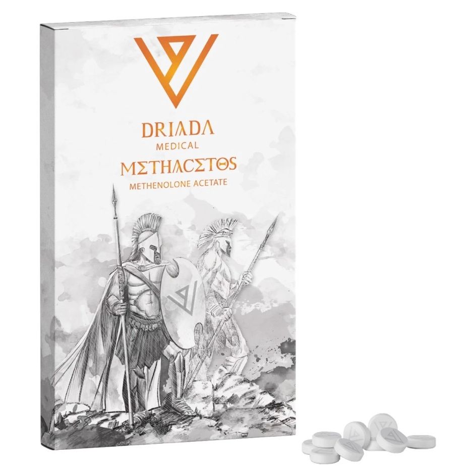 Methacetos 25 mg (Methenolone acetate) 50 tabs Driada Medical